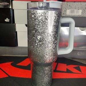 Silver 45oz. stainless steel tumbler, brand new